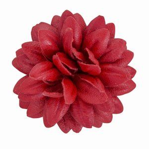 Fleur'd Pins - Red Leather Dahlia
